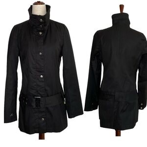 Soia & Kyo Belted Coat Black Size P/S